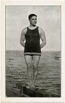 Famed Collection: Catalina, California, USA - Everett Adargo, deep sea diver