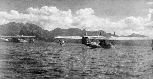 Seaplanes Prints: Catalina flying boat FP152, Hong Kong