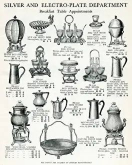 Burner Prints: Catalogue of breakfast tableware 1929