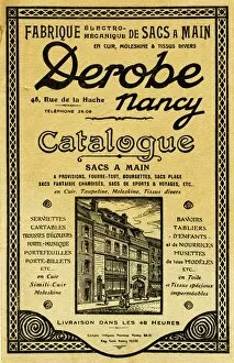 Images Dated 5th September 2017: Catalogue cover, Derobe, Nancy, France
