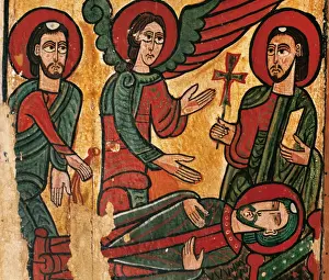 Frontal Prints: Catalonia. Puigbo. Altar frontal from St. Martins church. A