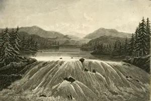 Cataract of the Ljusnan, Helsingland, Central Sweden