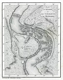 Orinoco Gallery: Cataracts of Maypures map