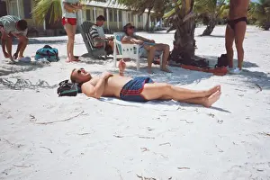 Catching rays at Belize