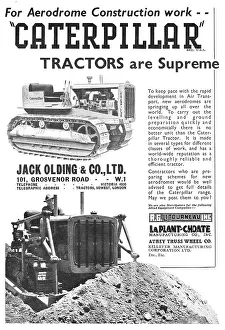 Tractors Prints: Caterpillar Tractors - Distributors. Athey Truss Wheel Co