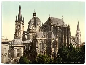 Aachen Collection: The cathedral, Aachen, the Rhine, Germany