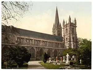 Llandaff Prints: Cathedral from the North, Llandoff (i. e. Llandaff), Wales