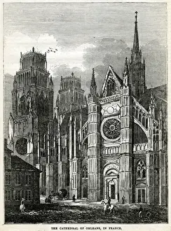Cathedral of Orleans, in France