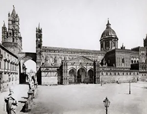 Palermo Prints: Cathedral, Palermo, Sicily Italy