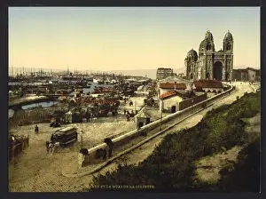 Cathedral and Quay de la Joliette, Marseilles, France
