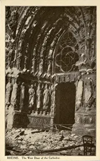Marne Prints: The Cathedral, Rheims, Marne