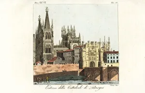 Images Dated 27th July 2019: Cathedral of Saint Mary of Burgos, Spain, 18th century