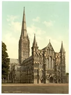 Images Dated 8th May 2012: Cathedral, Salisbury, England
