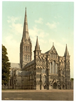 Images Dated 8th May 2012: Cathedral, Salisbury, England