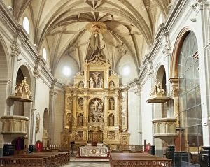 Cathedral of the Savior. Inside view. Albarracin. Aragon. Sp