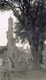 Cathedral of St Andrew, St Andrews, Fife, Scotland - ruined SW gable, viewed from NE Date: 1930s