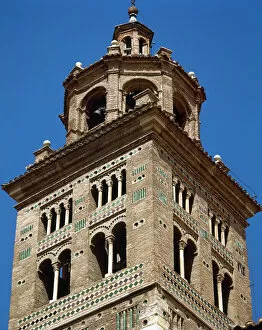 Cathedral of Teruel (12th and 13th centuries). Mudejar tower