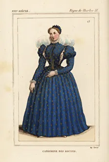 Madeleine Gallery: Catherine des Roches, daughter of Madeleine Neveu, writer