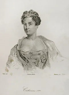 Pannier Prints: Catherine I of Russia (1684-1727)