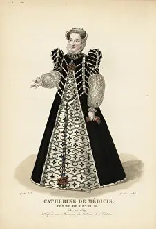 Pads Prints: Catherine de Medici, Queen of France, wife