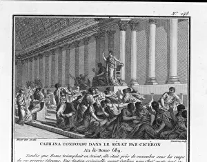 Catiline denounced by Cicero