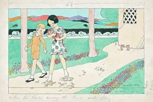 Gladys Collection: When the cat's away the mice will play
