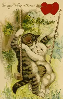 Loving Prints: Cats on a swing