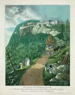Mile Prints: Catskill Mountain-House--A celebrated summer hotel about 12
