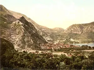 Cattaro Prints: Cattaro, from the north, Dalmatia, Austro-Hungary