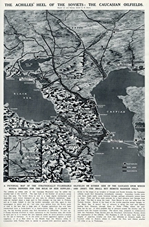 Images Dated 11th March 2017: Caucasian oilfields by G. H. Davis