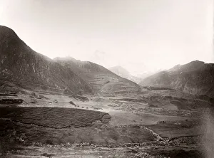Caucasus Prints: Caucasus Georgia - Kasbek mountain volcano