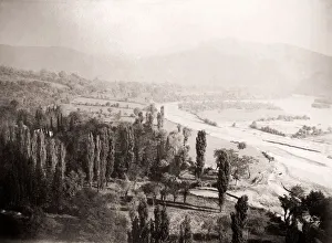 Caucasus Prints: Caucasus Georgia - the Rioni river near Kutaisi