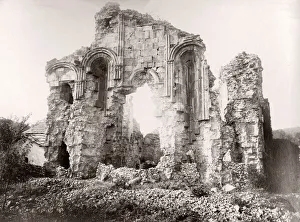 Caucasus Prints: Caucasus Georgia - ruined monastery Kutaisi