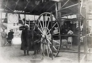 Caucasus Prints: Caucasus Georgia Tiflis Tblisi - silk spinning machine