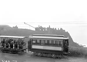 Dunluce Prints: Causeway Tram at Dunluce
