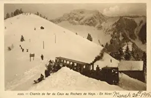 Chemin Prints: Caux Railway - Switzerland