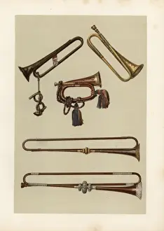Williamgibb Prints: Cavalry bugle and trumpets