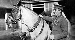 Images Dated 30th December 2004: Cavalry chargers as extra ammunition carriers: The horses bandolier