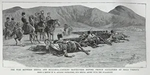 Manoeuvre Prints: Cavalry Manoeuvres, Serbo-Bulgarian War