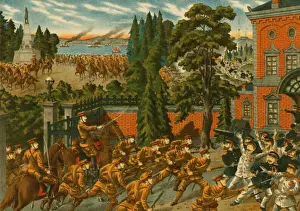 Our cavalrys occupied Khabarovsk, and march past took place