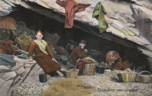 Cave dwellers, Downderry, near Seaton, Cornwall