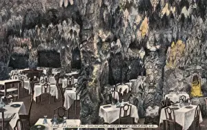Carvings Prints: Cave Restaurant, Grunewald Hotel, New Orleans, USA