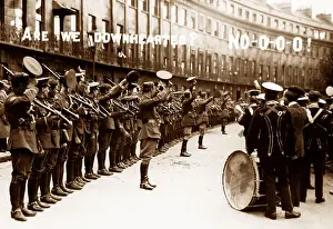 Cavendish Crescent, Bath, WW1 morale booster message