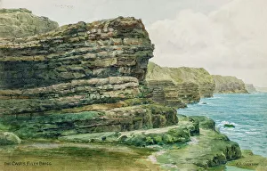 Caves at Filey Brigg, North Yorkshire