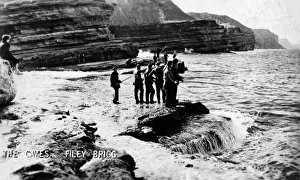 Images Dated 11th August 2011: The Caves, Filey Brigg, North Yorkshire
