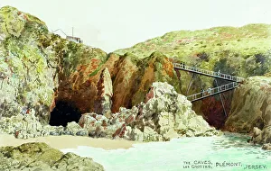 Grottes Prints: Caves at Plemont, Jersey, Channel Islands