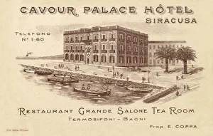 Images Dated 13th April 2022: The Cavour Palace Hotel, Siracusa, Sicily, Italy - Proprietor E