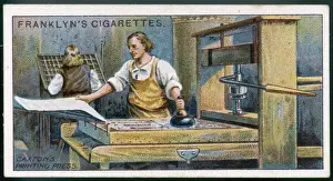 1475 Prints: Caxtons Press (Cig Card