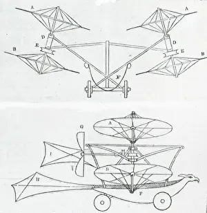 Cayleys aerial carriage, 1843