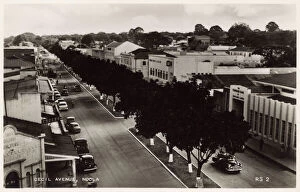 Bank Collection: Cecil Avenue, Ndola, Northern Rhodesia, South Central Africa
